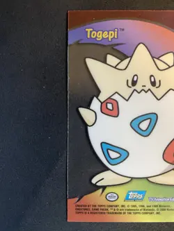 2000 Topps Pokemon TV Animation Edition Series 3 Clear Togepi #PC8 - Image 5