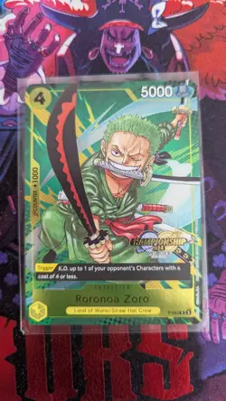 Roronoa Zoro (CS 2024 Event Pack) P-042 One Piece Promotion Cards Foil EN - Image 3