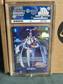 One Piece Sengoku Op07-046 SP The Azure Sea’s ACE 10 GEM MINT Perfect subgrades - Image 3