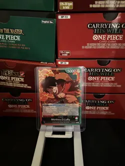 OP13-001 Monkey.D.Luffy Leader Card One Piece TCG English - M/NM - Fast Delivery - Image 1