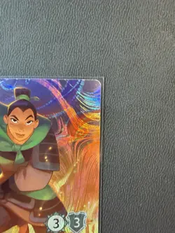 Disney Lorcana Challenge Mulan Charging Ahead HoloFoil Promo Card 7/C2 EN 8 - Image 4