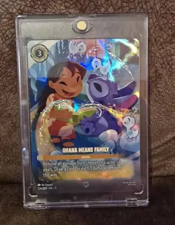 Ohana Means Family 224/204 (Enchanted) Disney Lorcana Winterspell NM Pack Fresh - Image 1