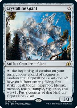 Crystalline Giant Ikoria: Lair of Behemoths NM Artifact Rare MAGIC CARD ABUGames - Image 1