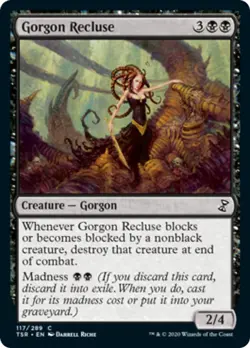 Gorgon Recluse FOIL Time Spiral Remastered NM Black Common MAGIC CARD ABUGames - Image 1