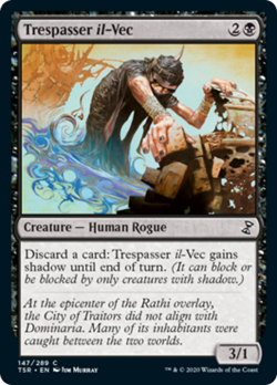 Trespasser il-Vec FOIL Time Spiral Remastered MINT Black Common CARD ABUGames - Image 1