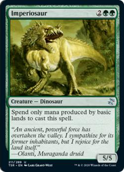 Imperiosaur FOIL Time Spiral Remastered NM Green Uncommon MAGIC CARD ABUGames - Image 1
