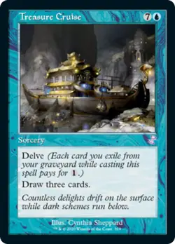 Treasure Cruise Time Spiral Remastered NM Blue Special MAGIC MTG CARD ABUGames - Image 1