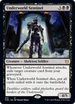Underworld Sentinel (Theme Booster) Theros Beyond Death NM Rare CARD ABUGames - Image 1