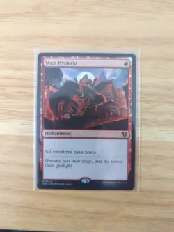 MTG Mass Hysteria Card Innistrad Remastered #0164 Foil - Image 1