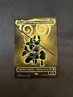 Aang, Swift Savior Borderless Neon Ink Foil | Near Mint 💫 - Image 1