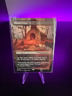 Magic the Gathering - Blood Crypt - Lorwyn Eclipsed - Borderless - MTG NM Non - Image 1