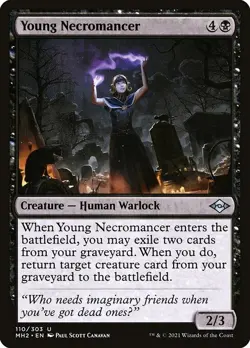[MTG] Young Necromancer (110) (MH2) NM - Image 1