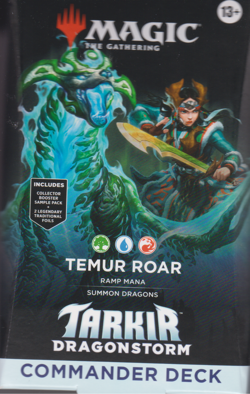 Magic the Gathering-Tarkir: Dragonstorm Commander Deck - Temur Roar - Image 1