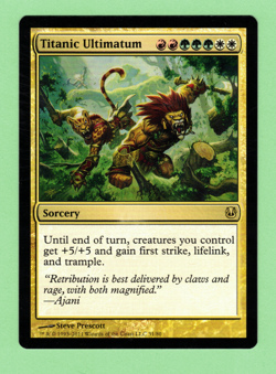 MTG - TITANIC ULTIMATUM 31/80 2012 - Image 1