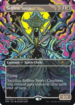 Selfless Spirit - Extended Art Promo Regional Championship Qualifiers NM MTG - Image 1