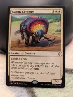 Goring Ceratops - Ixalan: #13, Magic: The Gathering LP 12023 - Image 1
