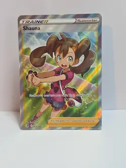 Shauna 263/264 Fusion Strike Ultra Rare Full Art Holo Pokemon TCG - Image 1
