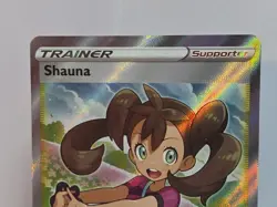 Shauna 263/264 Fusion Strike Ultra Rare Full Art Holo Pokemon TCG - Image 2