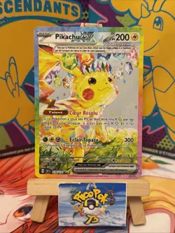 Pokemon Card Pikachu EX 238/191 ALTERNATIVE Surging Sparks, FR - Image 1