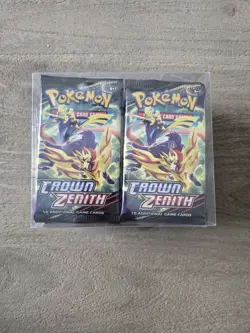 36 Pokemon Crown Zenith Booster Packs Sealed w/ Booster Box Case - Fast Shipping - Image 1