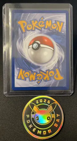 2026 Pikachu 051 Stamped Pokemon Day 30th Anniversary Promo with Coin - Image 2