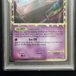 MEW PRIME HOLO 97/102 PSA 9 POKEMON HEARTGOLD & SOULSILVER TRIUMPHANT Swirl - Image 3