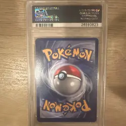 1999 Pokemon Base Set 1st Edition Machamp English Holo GRADED PSA- 8 CARD #8/102 - Image 2