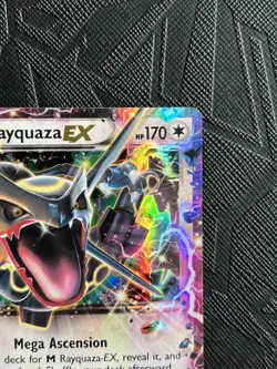 Pokemon TCG Rayquaza EX XY69 Black Star Promo Holo (English) HP/Damaged - Image 5
