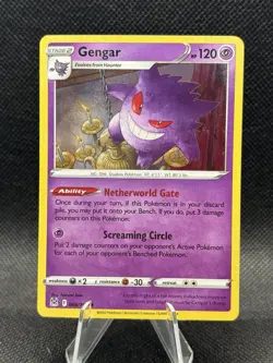Gengar 066/196 Pokemon Lost Origin Holo Rare NM - Image 1