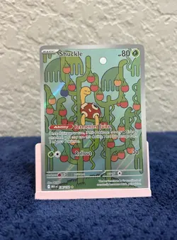 Pokemon TCG Shuckle Full Art Mega Evolutions Illustration Rare Card 136/132 - Image 1