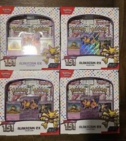 Pokemon 151 Box Alakazam ex Box Box Sealed Lot Of 4 - Image 1