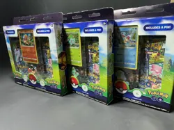 Pokemon GO Pin Collection Set of 3 Charmander Squirtle Bulbasaur Factory SEALED - Image 2