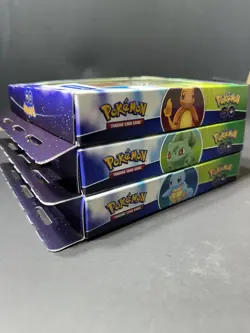Pokemon GO Pin Collection Set of 3 Charmander Squirtle Bulbasaur Factory SEALED - Image 3