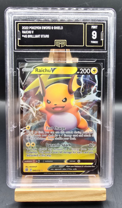 Raichu V 045/172 Brilliant Stars Full Art Holo Rare Pokemon GMA 9 - Image 1