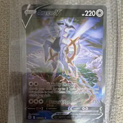 Pokemon Arceus V 166/172 Brilliant Stars Ultra Rare Full Art Holo 220 HP - Image 1