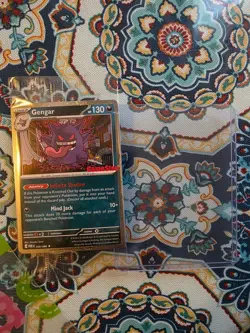 Pokemon Gengar GameStop Exclusive Promo Holo 130 HP Card 050/088 Mind Jack - Image 2