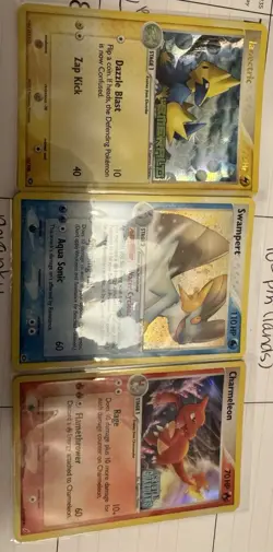 Pokemon TCG EX Emerald & Crystal Guardians Holo Manectric Swampert Charmeleon 3 - Image 1