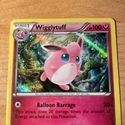 Wigglytuff 30/30 - XY Trainer Kit: Bisharp & Wigglytuff Holo Pokemon - MP - Image 3