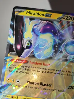 Miraidon 081/198 X2, Iron Treads 143 Pokemon TCG 3 Scarlet & Violet ex Lot - Image 2