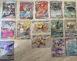 Nintendo Pokemon TCG Holo GX BREAK EX Card Lot Raichu Mewtwo Manaphy 15 Cards - Image 1