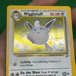 Pokemon TCG Wigglytuff 19/130 Base Set 2 Holo Rare Vintage WOTC LP/MP - Image 3