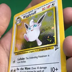 Pokemon TCG Wigglytuff 19/130 Base Set 2 Holo Rare Vintage WOTC LP/MP - Image 4