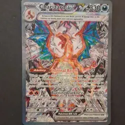 Pokemon Charizard ex 223/197 SV03 Obsidian Flames Rare Holo 330 HP - Image 1