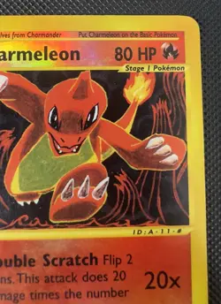 CHARMELEON 73/165 Pokemon Card - Expedition (Reverse Holo) - Image 3