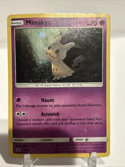 Pokemon TCG Black Star Promo Holo Mimikyu SM29 - Image 1