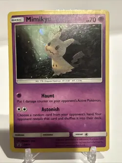 Pokemon TCG Black Star Promo Holo Mimikyu SM29 - Image 2