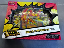 Pokemon Mega Evolution Ascended Heroes EX Box Lot 3 Meganium Emboar Feraligatr - Image 5