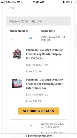 Pokemon Center Exclusive Chaos Rising ETB Elite Trainer Box PRESALE 5/22 - Image 2