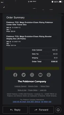 Pokemon Center Exclusive Chaos Rising ETB Elite Trainer Box PRESALE 5/22 - Image 3