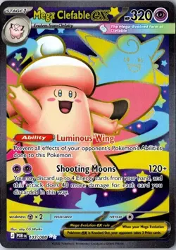 Mega Clefable ex 103/088 Perfect Order Ultra Rare Pokemon TCG English NM ME03 - Image 1